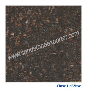 Tan Brown Granite Close Up View